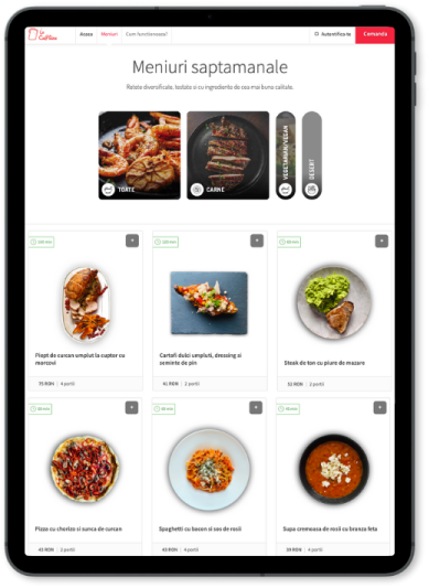 Meal Kit Ordering & Delivery Platform